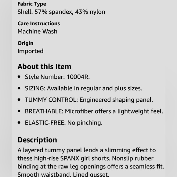 Spanx thinstincts 2.0 very blk girl short - Picture 5 of 10